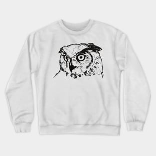 Etched Owl Crewneck Sweatshirt